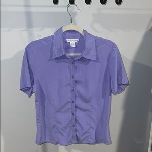 Anna And Frank Purple Button-Down Shirt
